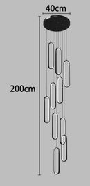 Axyaa Modern LED Pendant Chandelier for Living Room Staircase Decor