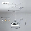 Axyaa Rocking Arm Pendant Chandelier for Living Room, Bedroom, Bar Table