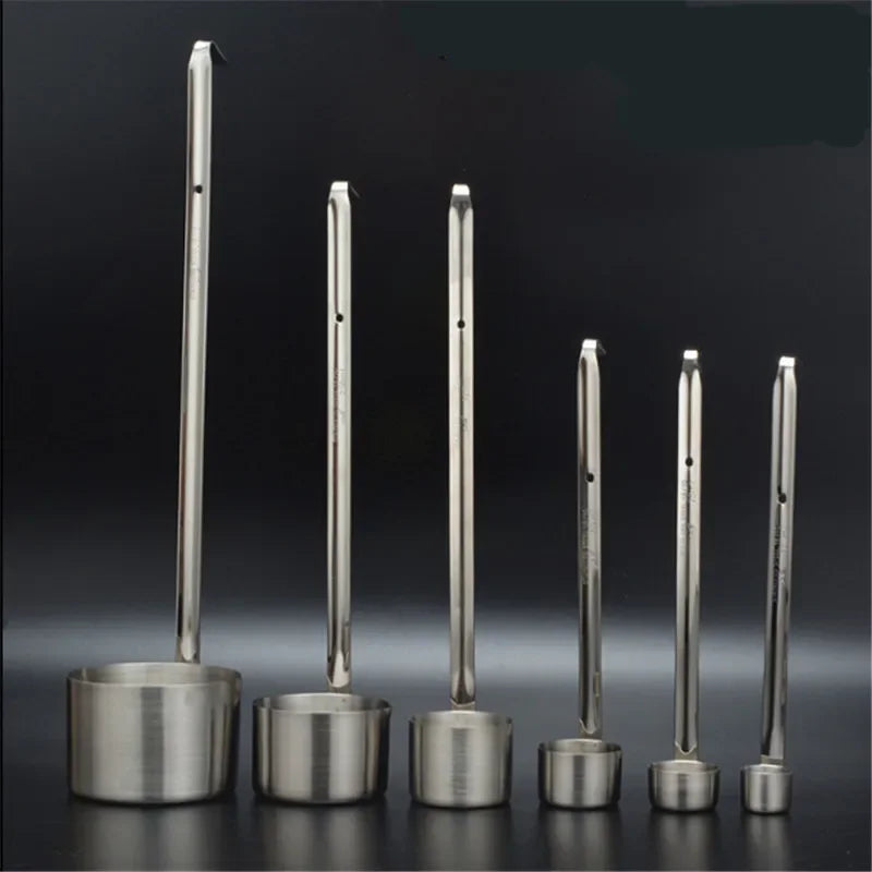 Axya Stainless Steel Wine Measuring Cup Set for Kitchen Bar, Sauce Oil Coffee Beer Ladle