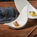 Axyaa Ceramic Sushi Plates Set | Creative Irregular Shape Dinnerware Collection