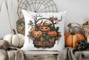 Axyaa Black Cat Vampire Halloween Pillow Cover for Sofa Bedroom Car.