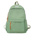 Axyaa Waterproof Nylon Teen Backpack, Black Fashion Schoolbag for Girls and Women.