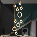 Axyaa Nordic Dining Room Pendant Light Chandelier for Indoor Living Room Lighting