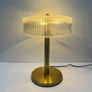Axyaa Postmodern Glass Floor Lamp LED Light for Living Room Bedroom Dining Table
