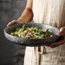 Axyaa Ceramic Deep Plate Salad Soup Dessert Molecular Cuisine Specialty Tableware