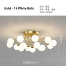 Axyaa Starry Glass Ball Ceiling Chandelier - Modern Home Indoor Decor