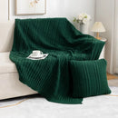 Axyaa Knitted Four-Season Sofa Blanket - Solid Color Office Living Room Nap Blanket