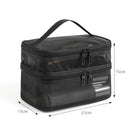 Axyaa Double-Layer Large-Capacity Cosmetic Travel Bag