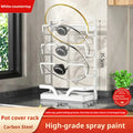 Axyaa Pot Lid Holder & Cutting Board Organizer Shelf
