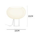 Axyaa Vintage Glass Desk Lamp LED - Bedroom Living Room Study Coffee Floor Light