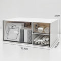 Axyaa Acrylic Desk Organizer Storage Box for Stationery and Tape
