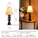 Axyaa Vintage Solid Wood Desk Lamp for Cozy Living Spaces