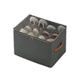Axyaa Shoe Storage Box: Foldable Dust-proof Organizer for Wardrobe and Socks