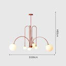 Axyaa Nordic Magic Bean Room Chandelier - Creative Personalized Lighting for Home & Business