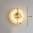 Axyaa Marble Wall Lamp for Living Room Bedroom TV Background Indoor Decor