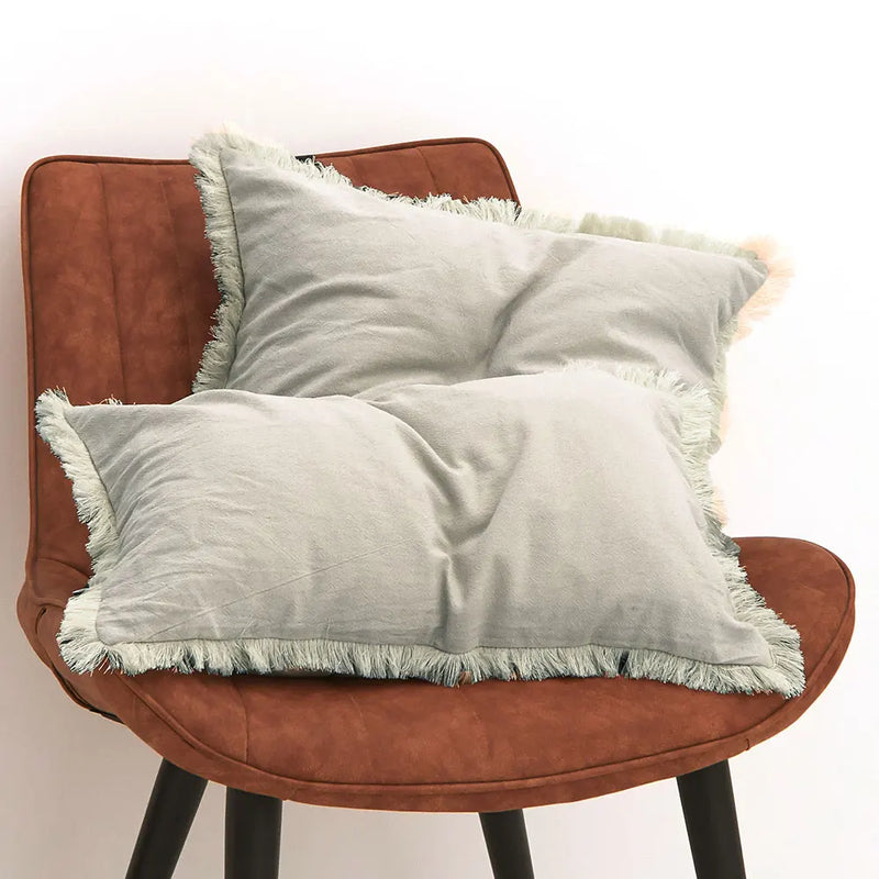 Axyaa Retro Nordic Style Square Cushion Cover for Living Room Decor