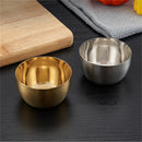 Axyaa Stainless Steel Korean Sauce Cup: Food Grade Spice Dishes for Restaurant