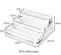 Axyaa Sunglasses & Eyeglasses Clear Display Case 5 Tier Acrylic Riser Stand
