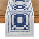 Axyaa Geometric Lines Pattern Table Runner for Dining and Coffee Table Decor