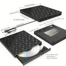 Axyaa USB 3.0 Type-C External CD/DVD Drive - Burner Reader Player for Computer