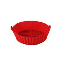 Axyaa Silicone Air Fryer Baking Tray: Circular, Foldable, High Temperature Resistant, Easy to Clean