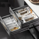 Axyaa Expandable Cutlery Tray Organizer with Dividers for Kitchen Utensils