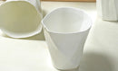 Axyaa White Bone  Coffee Mug, Novelty Geek Design, Porcelain Espresso Cup