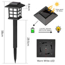 Axyaa RGB Solar Lights for Outdoor Home Yard Garden Waterproof Lighting