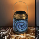Axyaa Solar Snail Outdoor Hanging Light