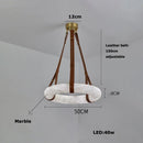 Axyaa Minimalist Marble Pendant Light for Living & Dining Room