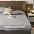 Axyaa Waterproof Fitted Sheet Mattress Cover, Breathable Dust Cover - 1 Piece