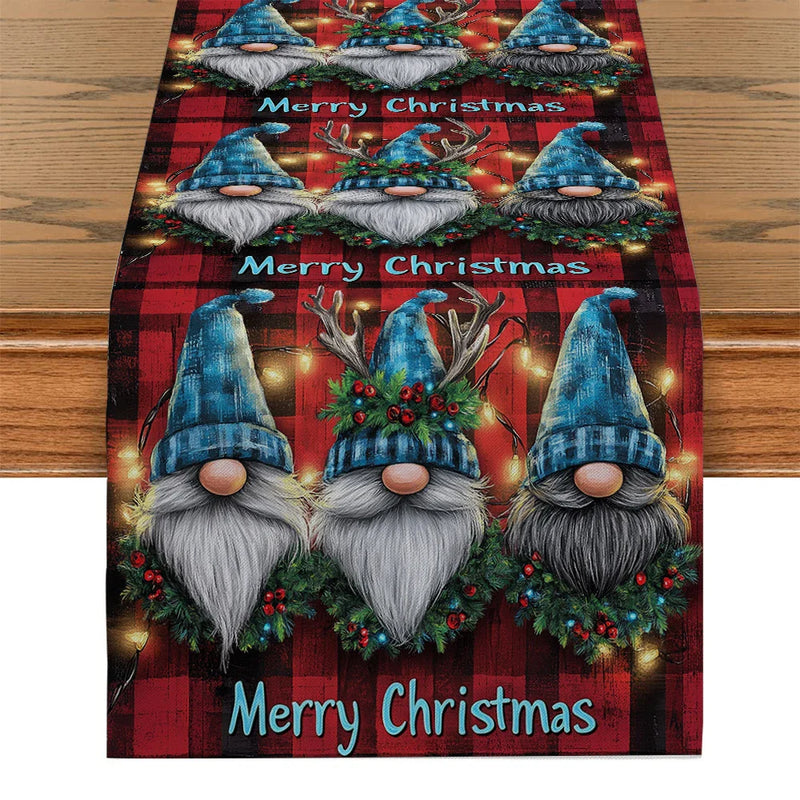 Axyaa Christmas Fir Berry Table Runner