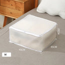 Axyaa Foldable Quilt Storage Bag - Dustproof Organizer for Wardrobe, Large Capacity