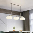 Nordic White Glass Pendant Lights by Axya - Modern Living Room Chandelier
