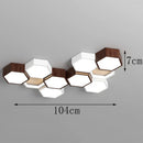 Axyaa Smart LED Ceiling Light for Nordic Home Decor, Dimmable Bedroom Salon Lighting
