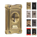 Axya Portable V-Cut Cigar Cutter Set with Sharp Puncher