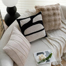 Axyaa Geometric Cushion Cover |Soft & Warm Nordic Ins Pillow Cover for Sofa