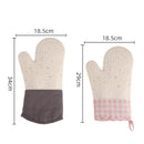 Axyaa Silicone Oven Glove: Heat-resistant, Flexible, Stylish Microwave Baking Accessory