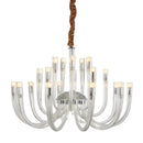 Axyaa Designer Glass Tube Luxury Pendant Light for Living Room Bedroom Restaurant