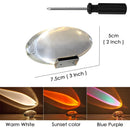 Axyaa Crystal Eye of the Sky LED Table Lamp - Elegant Bedroom Decor Lighting
