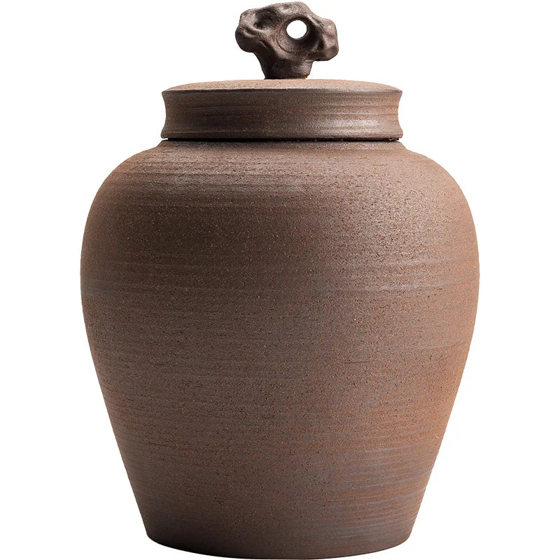 Axya Ceramic Tea Caddy: Stylish Storage Jar & Decorative Gift
