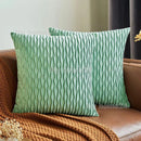 Axyaa Soft Solid Color Cushion Cover Set Luxury Home Decor Sofa Seat Pillow Case