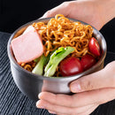 Axyaa Stainless Steel Ramen Noodle Soup Bowl for Kids - Kitchen Tableware