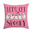 Halloween Ghost Pillowcase by Axyaa - Sofa Decor Throw Pillow Cover