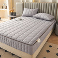 Axyaa Quilted Mattress Cover with Zipper - Full Enclosed Thicken Fitted Sheet
