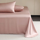 Axyaa Mulberry Silk Flat Sheet - High End Smooth Bed Linen - Solid Color
