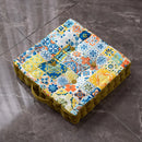 Axyaa Bohemian Velvet Mandala Floor Seat Cushion