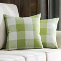 Plaid Pillow Covers 45x45cm for Cozy Home Decor - Axyaa