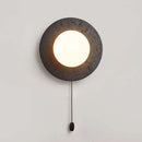 Axyaa Black Premium Stone LED Wall Sconce Light for Modern Home Decoration