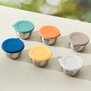 Axyaa Stainless Steel Sealed Sauce Dish with Lid - Condiment Container